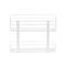 Household Essentials 2-Tier Door Mount Cabinet Organizer